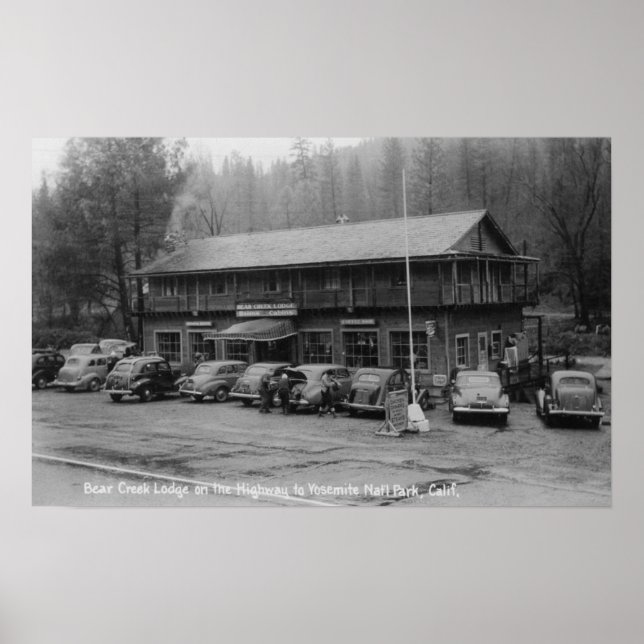 Affiche Parc national Yosemite Bear Creek Lodge (Devant)