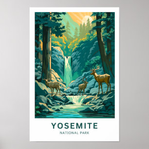 Affiche Parc national Yosemite Imprimer