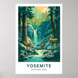 Affiche Parc national Yosemite Imprimer