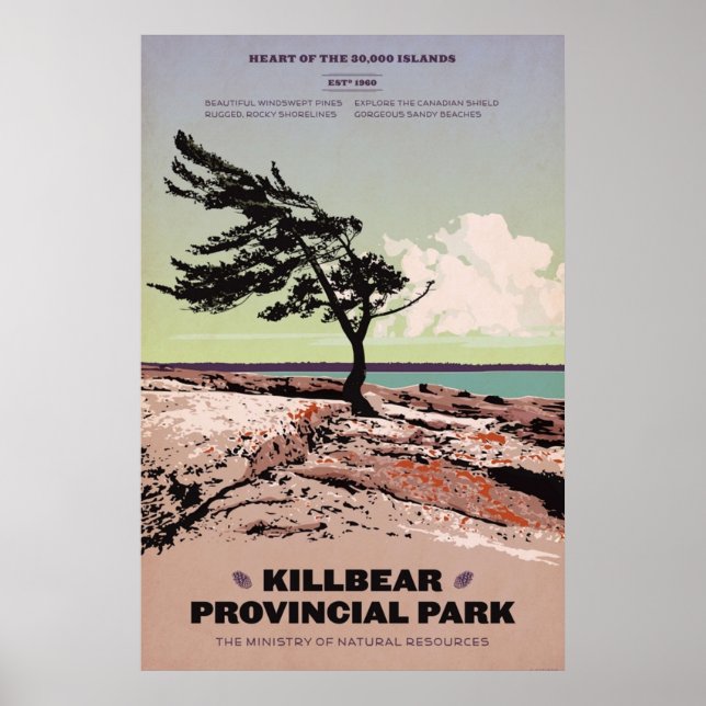 Affiche Parc provincial Killbear (Devant)