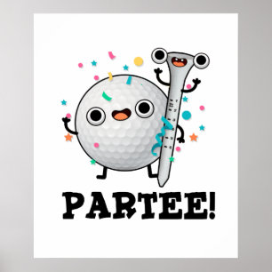 Affiche Parc-Tee Funny Golf Pun