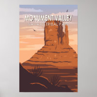 Parc tribal de la Vallée du Monument Navajo Vintag