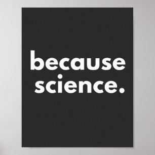 Affiche Parce que la science