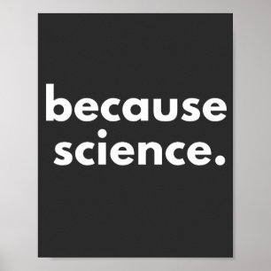 Affiche Parce que la science