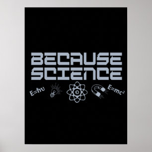 Affiche Parce que la science