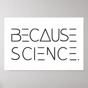Affiche Parce que la science