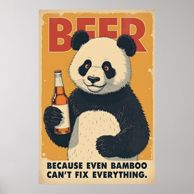 Affiche Parce que même Bamboo ne peut pas tout réparer (Devant)