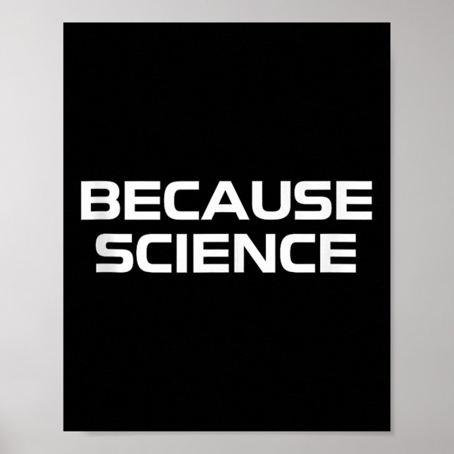 Affiche Parce que Science Hommes Femmes Enfants Nature Ens (Devant)