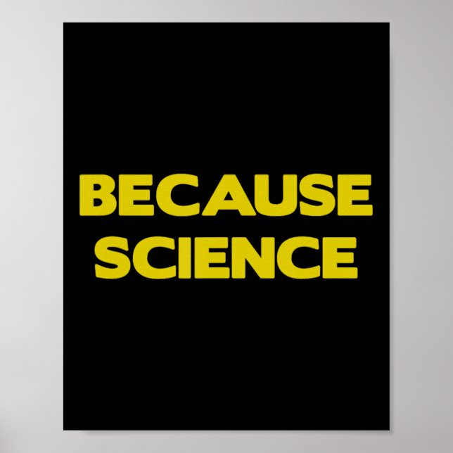 Affiche Parce que Science Terre Science Enseignant Enseign (Devant)