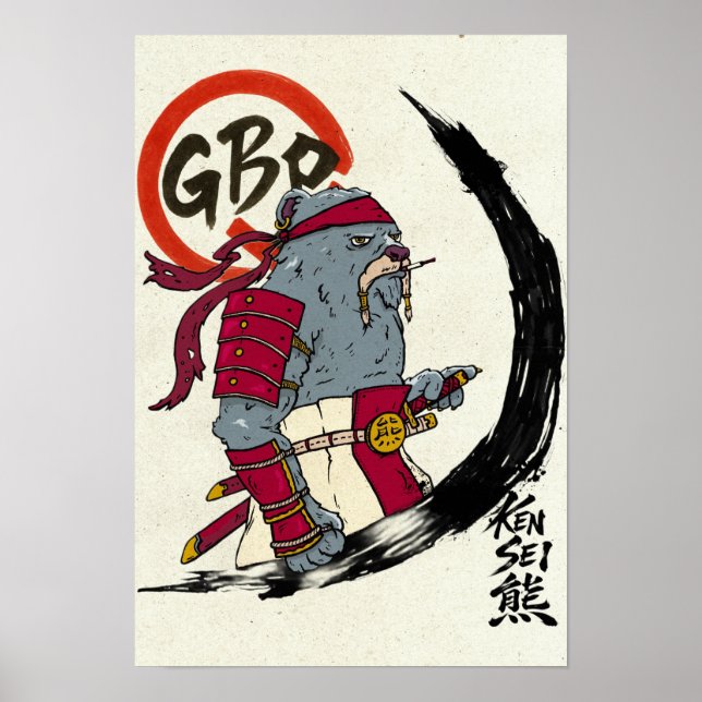 Affiche Parchemin de l'ours Kensei (Devant)