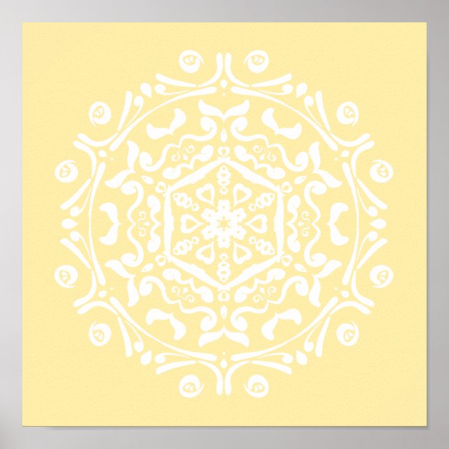 Affiche Parchment Mandala (Devant)