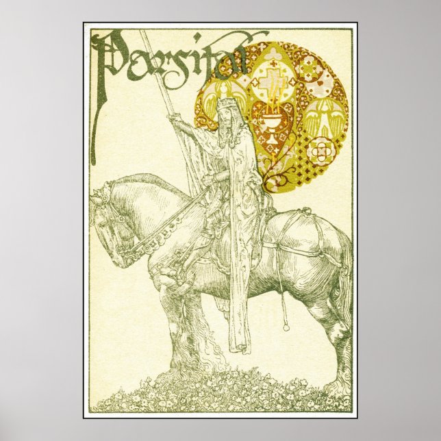 AFFICHE PARCIFAL À LA RECHERCHE DU SAINT-GRAIL (Devant)