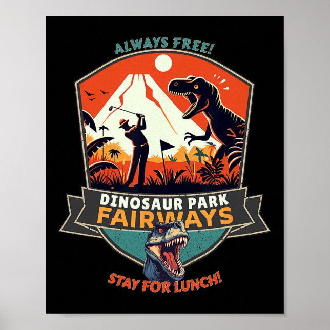 Affiche Parcours de Dinosaur Park Fairways  (Devant)