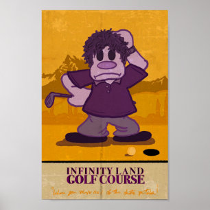 Affiche Parcours de golf d'Infinity Land