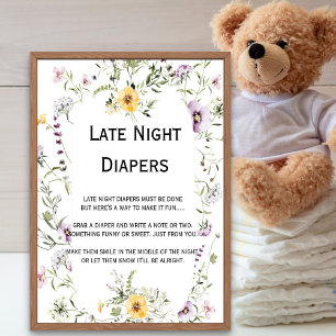 Affiche Parcours de jardin sauvage Late Night Diaper