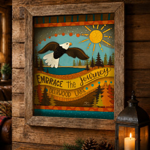 Affiche Parcours de vie du lac Eagle Lac Deerwood