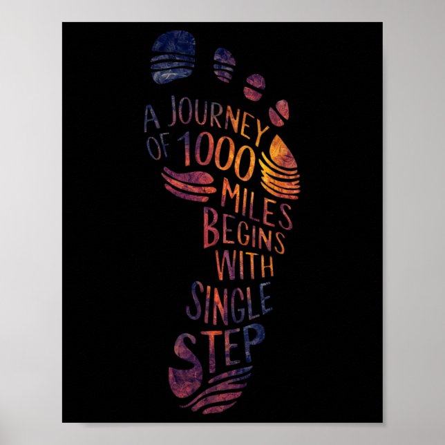 Affiche Parcours de voyage. Conception de yoga de méditati (Devant)
