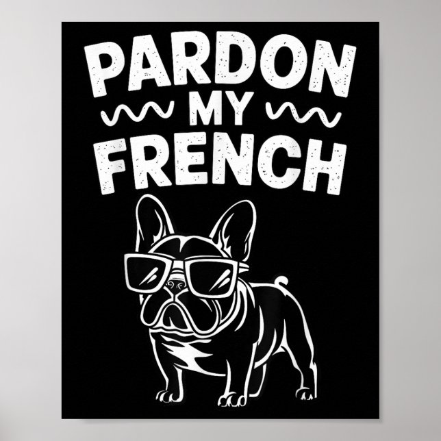 Affiche Pardon Mon Chien De Fer Français (Devant)