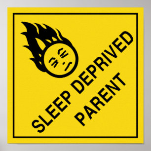 Affiche Parent privé du sommeil
