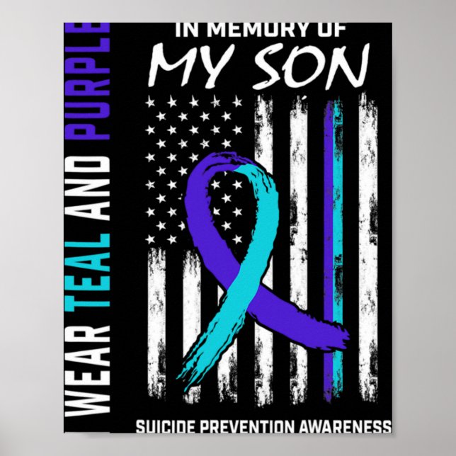 Affiche Parents In Memory Of Son Suicide Awareness Prevent (Devant)