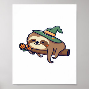 Affiche paresseux kawaii T-Shirt Classique
