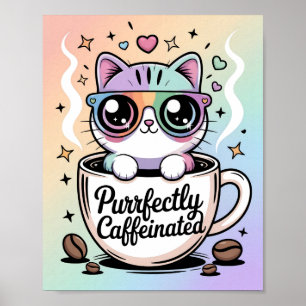 Affiche Parfaitement Cafféiné
