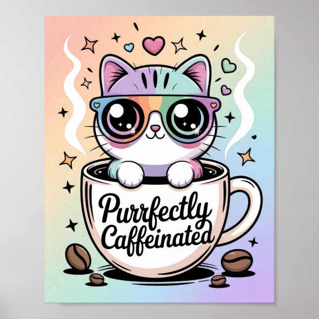 Affiche Parfaitement Cafféiné (Devant)