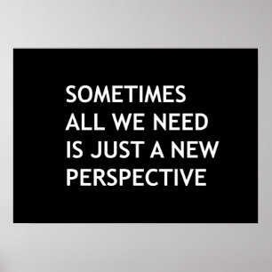 Affiche Parfois, il suffit d'une nouvelle perspective