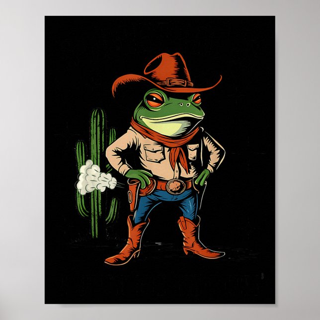 Affiche Parfois je fais juste des pets drôles Cowboy Greno (Devant)