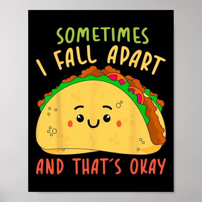 Affiche Parfois, Je M'Éloigne Du Parti Mexicain Cinco De M (Devant)