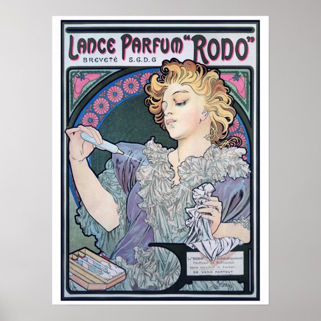 Affiche Parfum, Alphonse Mucha (Devant)