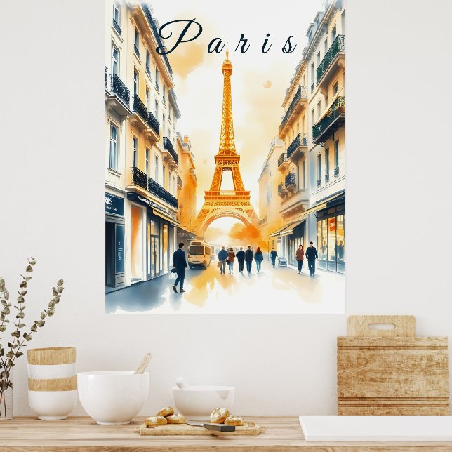Affiche Paris (Cuisine)