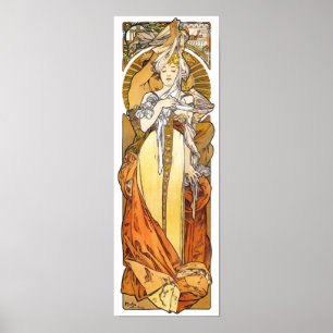 Affiche Paris 1900, Alphonse Mucha