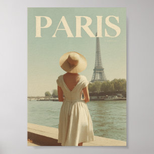 Affiche Paris années 50 vintage