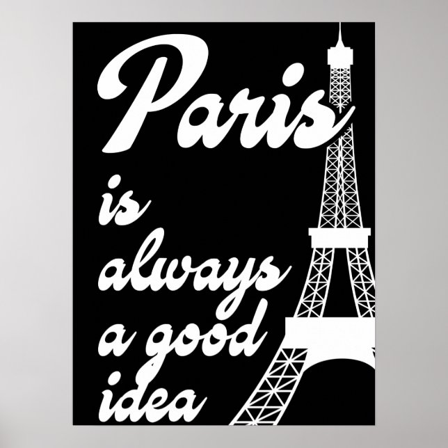 Affiche Paris est toujours une bonne idée (Devant)
