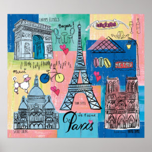Affiche Paris, France