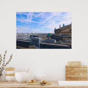 Affiche Paris. France. Palais Garnier