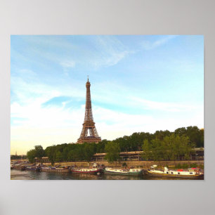 Affiche Paris. France. Tour Eiffel.