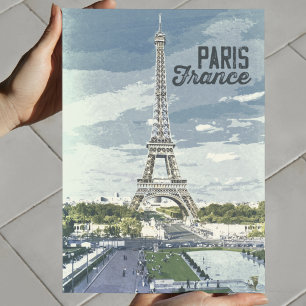 Affiche Paris, France Vintage Rétro