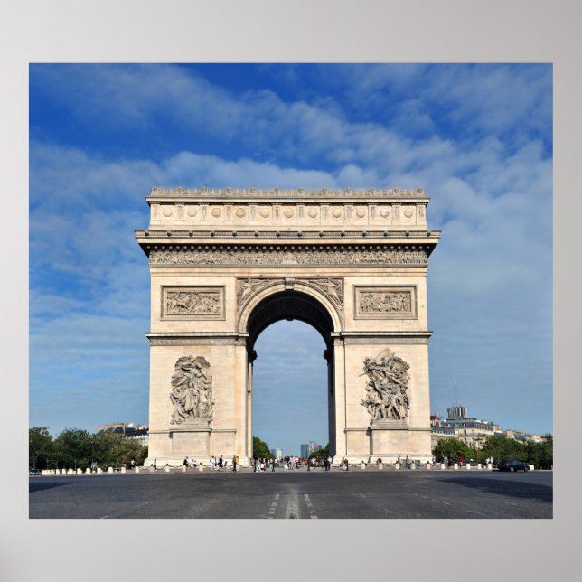 Affiche Paris Gate Arc de Triomphe (Devant)