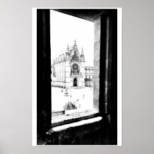 Affiche Paris gothique. Sainte-Chapelle de Vincennes. Fran
