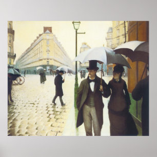 Affiche Paris, Gustave Caillebott