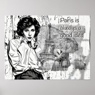 Affiche Paris is always a Good idea