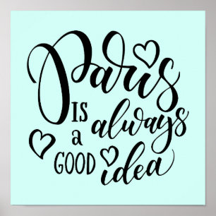 Affiche Paris Is Always A Good Idea Script