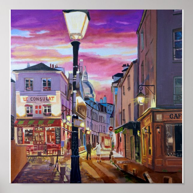 Affiche Paris Montmartre (Devant)