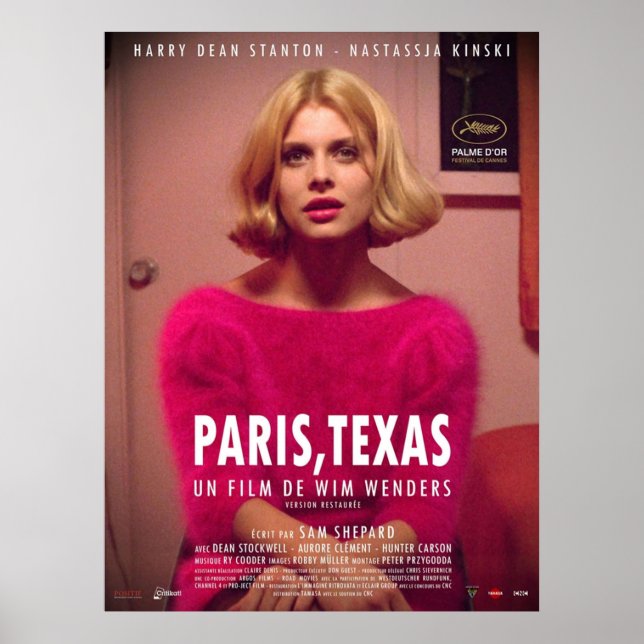 Affiche Paris Pink Texas (Devant)
