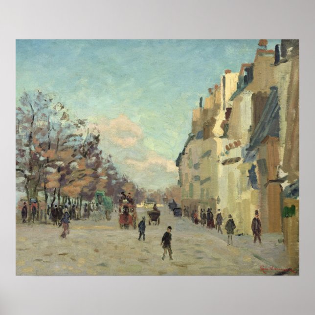 Affiche Paris, Quai de Bercy, Effet Neige, c.1873-74 (Devant)