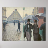 Paris Street par temps pluvieux