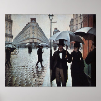 Affiche Paris Street - Pluie