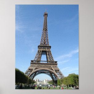 Affiche Paris - tour d'Eiffle
